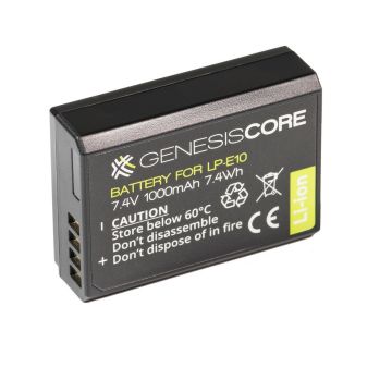 Genesis Core battery for  LP-E10 7.4V 1000mAh
