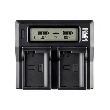 Newell DC-LCD two-channel charger for NP-FW series batteries