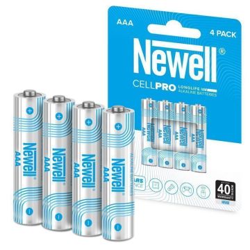 Newell CellPro AAA alkaline battery, 4 pcs, blister pack