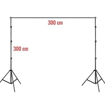 Mitoya Background Hanging Kit: Tripods 300cm + Segmented Beam 300cm