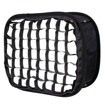 Rectangular softbox MITOYA 37x45cm for LED lamps + grid
