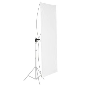 Mitoya 100x140cm balti sudraba paneļa pārvalks