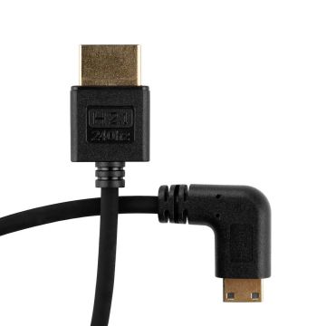 Mitoya Angled HDMI to Mini HDMI [Right] 30cm Cable