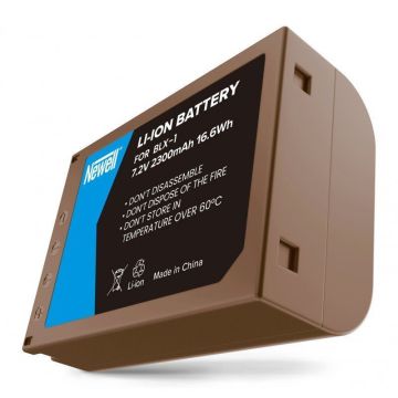 Newell BLX-1 USB-C replacement battery for Olympus