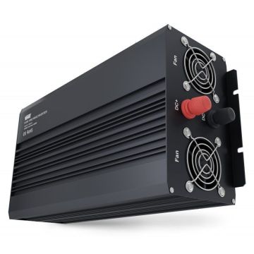 Newell sprieguma pārveidotājs ar tīru sinusoidālu viļņu formu - 12 V / 230 V, 2000 W