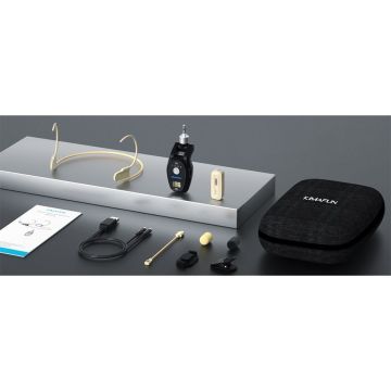 Kimafun KM-G76 Black 3.5mm Wireless Headset Microphone