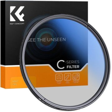 K&F Concept Classic HMC CPL cirkulārs polarizējošs filtrs - 55 mm