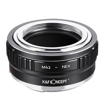 K&F Concept II M42 [objektīvs] uz Sony E-mount [korpuss] bajoneta adapteris
