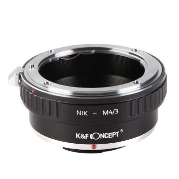 K&F Concept Nikon F-mount [objektīvs] uz Micro 4/3 [korpuss] bajoneta adapteris