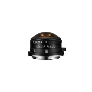 Laowa 4mm f/2,8 Fisheye paredzēts Micro 4/3 MFT