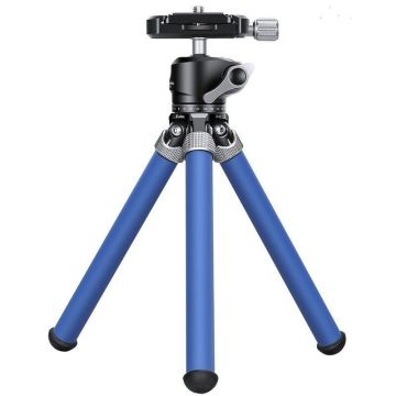 Leofoto MT-02C+LH-22 karbona statīvs ar lodveida galvu zils