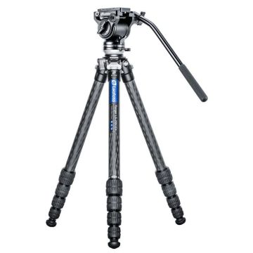 Leofoto LS-255CEX+BV-5 karbona statīvs ar video galvu