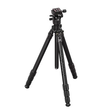 Leofoto LG-284C+LH-36R(Black) karbona statīvs ar lodveida galvu, melns