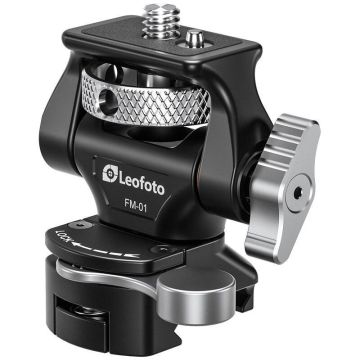 Leofoto FM-01 Snail Head monitora stiprinājums ar skavu