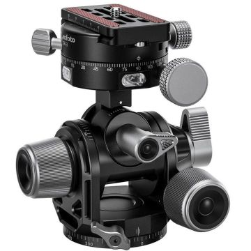 Leofoto G4 PROM geared head Red