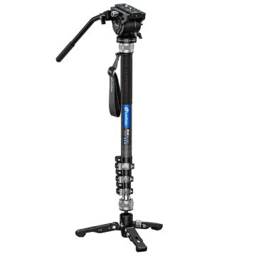 Leofoto MF-324C+VD-03N+BV-10 monopod carbon with video head