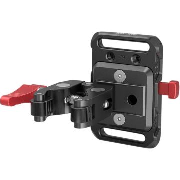 SmallRig 2989 akumulatora plāksne Mini V-Mount ar krabja skavu
