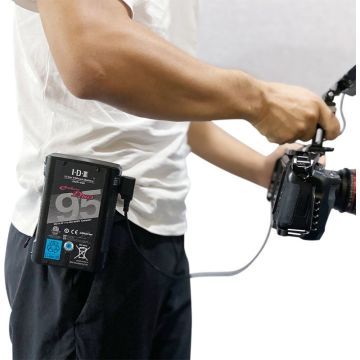 SmallRig 2990 akumulatora plāksne V-Mount ar jostas klipu