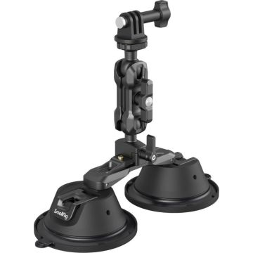 SmallRig 3566 SC-2K pārnēsājams dubultais piesūceknis ar kameras stiprinājumu