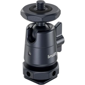 SmallRig 2948 lodveida mini galva ar noņemamu auksto kurpes stiprinājumu 2 gab.