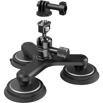 SmallRig 4468 Trīskāršs Magnētiskais Sūkņa Montāžas Balsts Komplekts darbības Kamerām