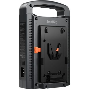 SmallRig 4578 divkanālu V-Mount akumulatoru lādētājs