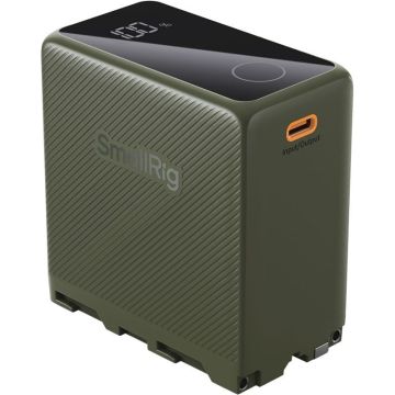 SmallRig 4577 Kameras Akumulators USB-C Uzlādējams NP-F970 Zaļš