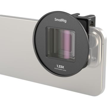 SmallRig 4590 Anamorphic Lens 1.33x paredzēts mobilā tālruņa (T-Mount)