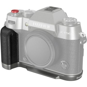 SmallRig 4712 silikona L-veida rokturis, paredzēts Fujifilm X-T50, Charcoal Silver