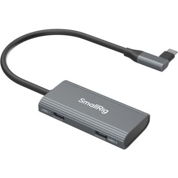SmallRig 4598 USB-C sazarošana 4-in-1 PD/USB-C 3.1/USB-C 2.0 ar audio adapteris