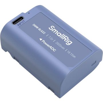 SmallRig 4906 kameras akumulators USB-C uzlādējams DMW-BLK22