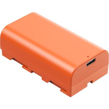 SmallRig 4971 NP-F550 USB-C Uzlādējams Kameras Akumulators Oranžs