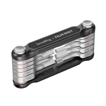 SmallRig 4375 x FILM RIOT 10-in-1 Salocāms uzgriežņu komplekts ar vairāku leņķu pozicionēšanu Melns