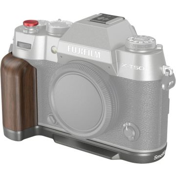 SmallRig 4736 wooden L-shape grip for Fujifilm X-T50 charcoal silver