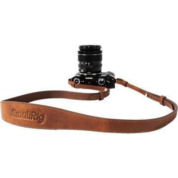 SmallRig 5209 Universal Leather Camera Shoulder Strap Brown
