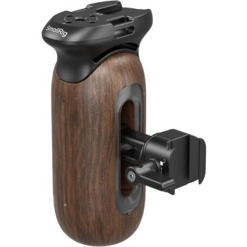 SmallRig 5239 Wooden Side Handle with NATO Clamp