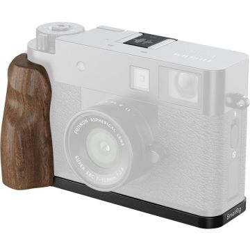 SmallRig 5224 L-Veida Montāžas Plāksne ar Koka Rokturi FUJIFILM X pusei Melns
