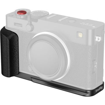 SmallRig 5448 L-veida stiprinājuma plāksne ar silikona ņemtuvi FUJIFILM X-E5 melnā krāsā