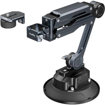SmallRig 5507 Shock Absorber Support ar Electronic Suction Cup paredzēts Osmo Pocket 3 / HERO13 un vēl daudz kas
