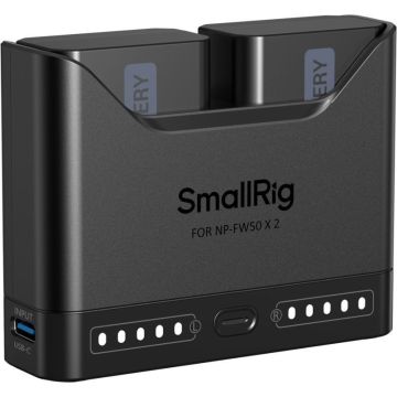 SmallRig 5488 Ātrā Lādēšanas Komplekts priekš NP-FW50 Kameras Akumulatoriem