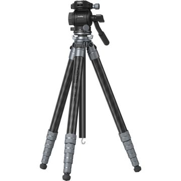 SmallRig 6599 īpaši viegls ceļojumu video karbona statīvs