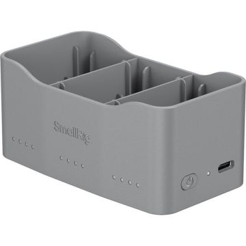 SmallRig 6501 65W akumulatora lādētājs, paredzēts DJI Mini 5 / 4 / 3 Pro