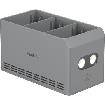 SmallRig 6502 100W akumulatora lādētājs, paredzēts DJI Mini 5 / 4 / 3 Pro