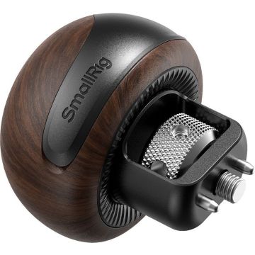 SmallRig 5926 Mini Wooden Side Handle with 1/4''-20 Locating Screw