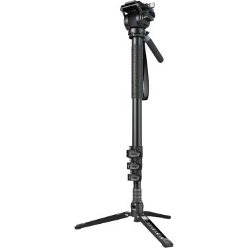 SmallRig 6622 alumīnija monopods (4 sekcijas) ar video galvu