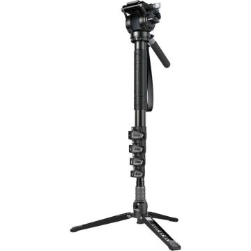 SmallRig 6624 alumīnija monopods (5 sekcijas) ar video galvu
