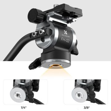K&F Concept Tripod Head FH-02