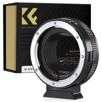 Bajonetes adapteris K&F Concept - Canon EF / Canon RF