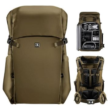 K&F Concept Star Wander 04 Kameras Mugursoma 30 l - Ķaki