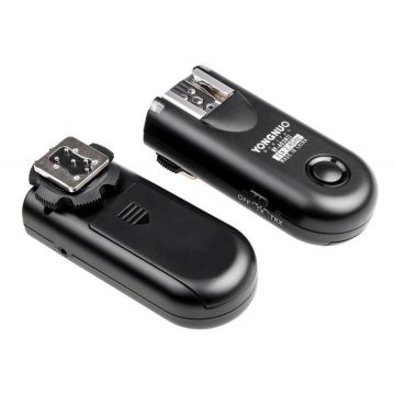 Yongnuo RF603C II zibspuldžu palaidēju komplekts ar diviem palaidējiem un C1 kabeli, paredzēts Canon
